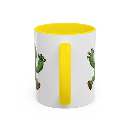Cactus Mania Happy Jumping Cactus Mug - Cheerful Ceramic Coffee Cup