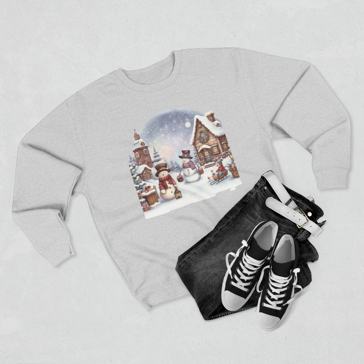 Unisex Crewneck Sweatshirt - snowman design