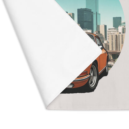 The Precision Pulse: Porsche 911 Skyline Placemat