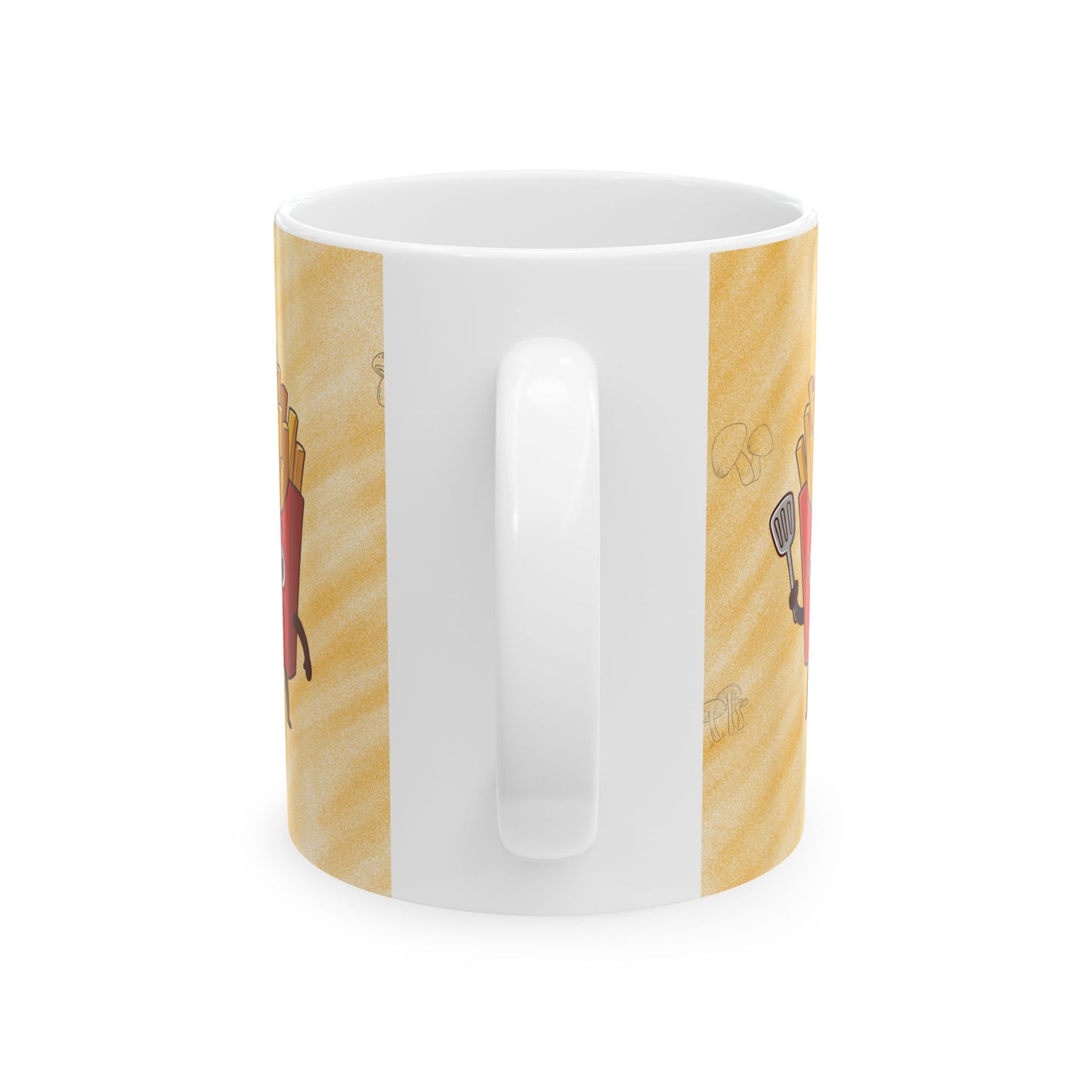 The Crispy Commander | Street Foods Fries Ceramic Mug