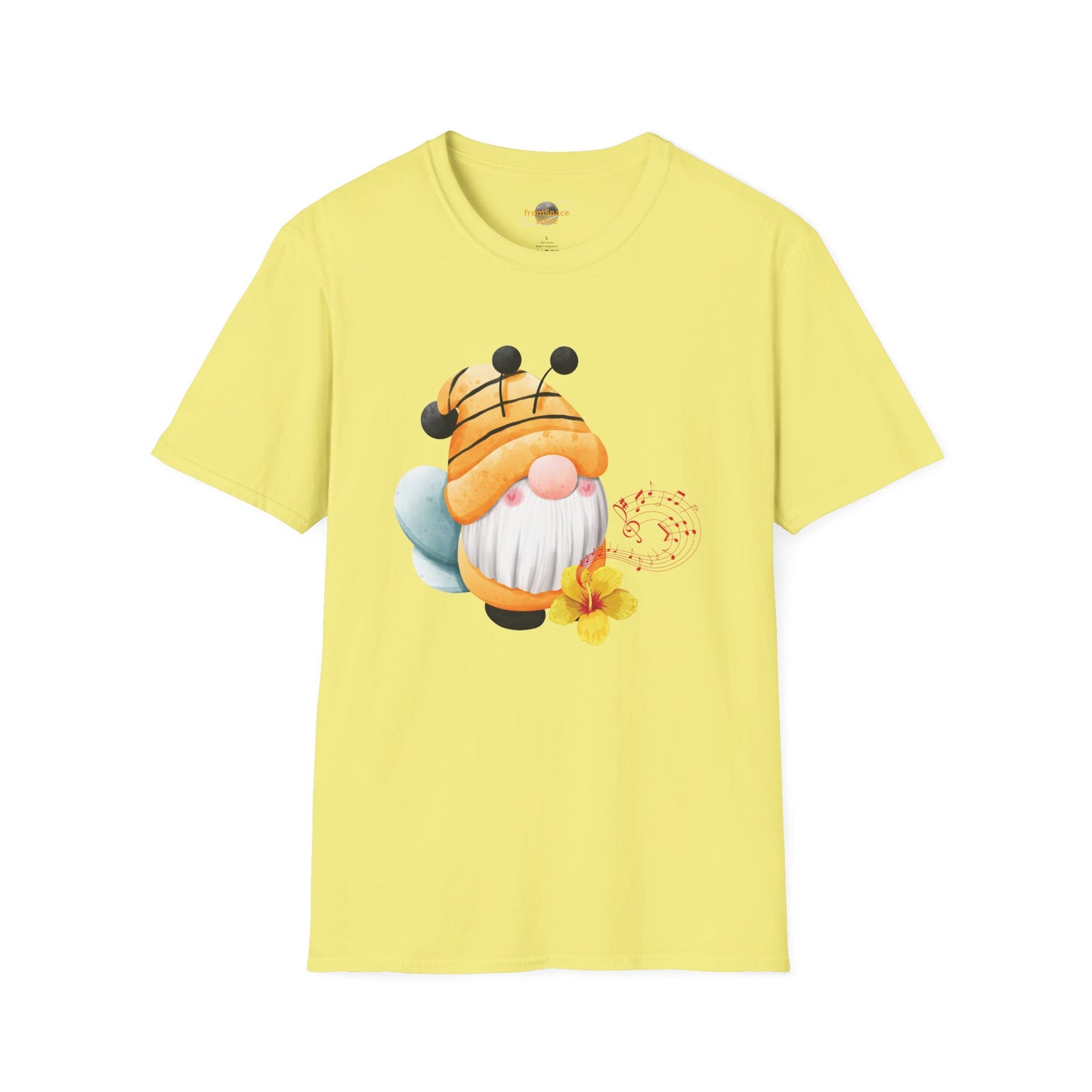 Bee Gnome Unisex T-Shirt: Buzzing with Magic & Melody