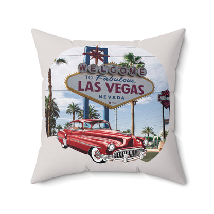 Viva Las Vegas – 1950s Buick Roadmaster Throw Pillow