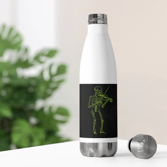 Violin Skeleton Fluo Metal Gothic Rock Bottle