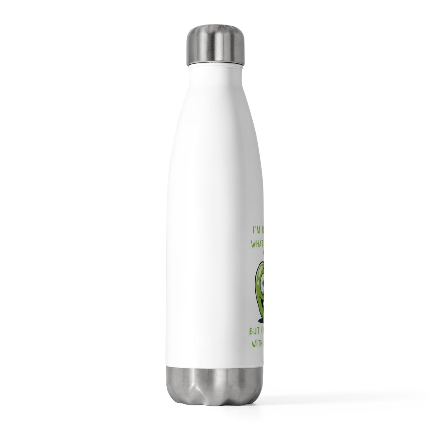 "I'm Not Sure What I'm Doing... But I'm Doing it with Apple-el!" Funny Stainless Steel Bottle