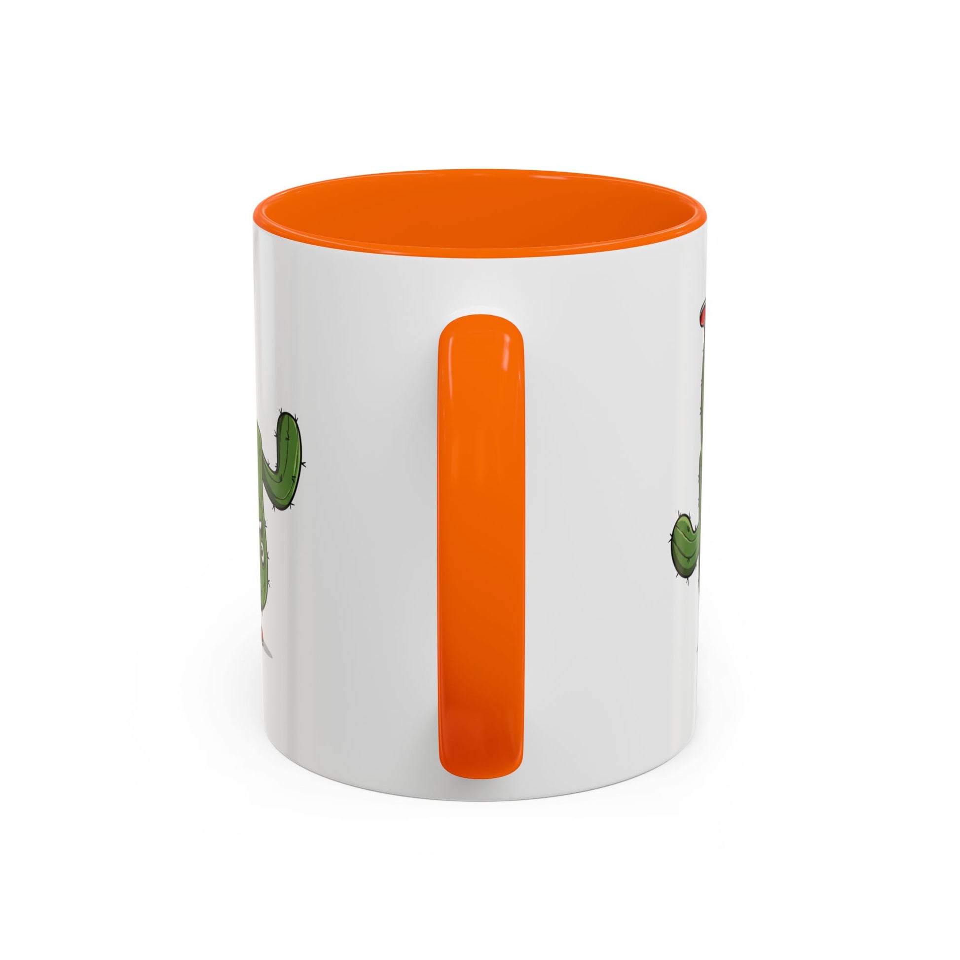 Cactus Mania Upside Down Cactus Mug - Unique & Fun Ceramic Cup for All Ages