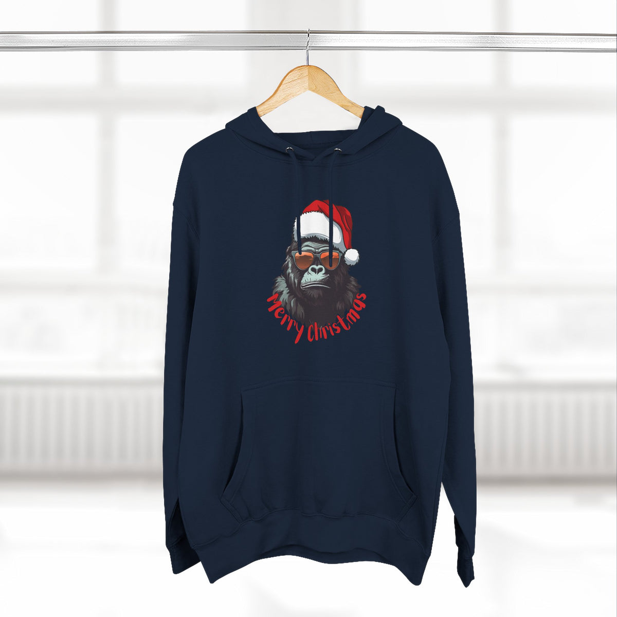 Three-Panel Fleece Hoodie - gorilla sunglasses