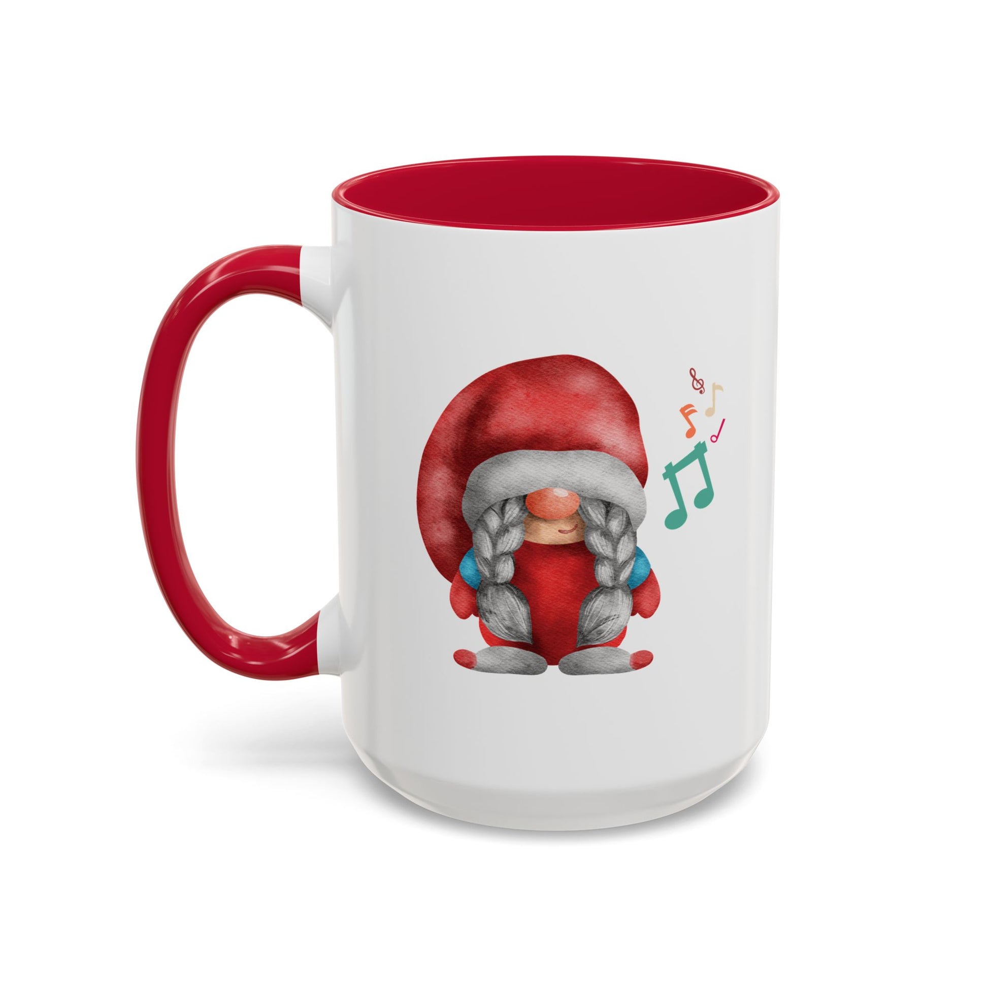 Cute Gnome Mug - Red & White - Perfect Holiday Gift idea