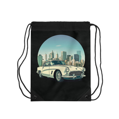 Chevy Corvette Drawstring Bag | Vintage Sports Car Gift