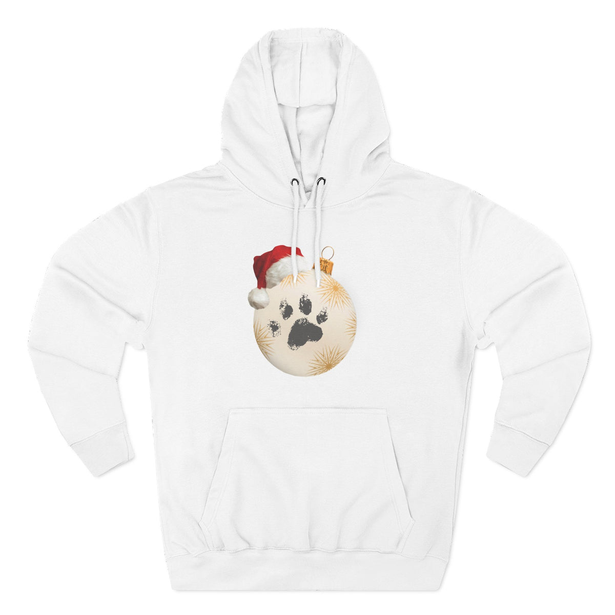 Copy of Copy of Three-Panel Fleece Hoodie - happy holiday gorilla