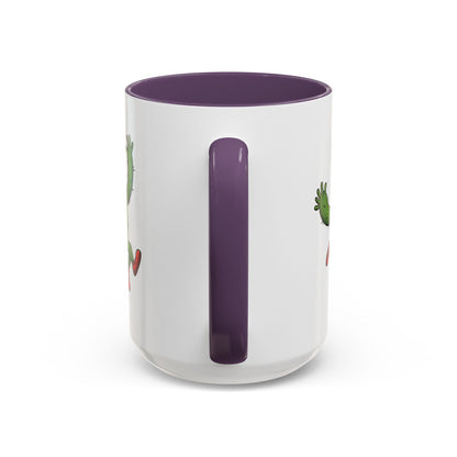 Cactus Mania Running Cactus Mug - Fun & Eco-Friendly Ceramic Coffee Cup