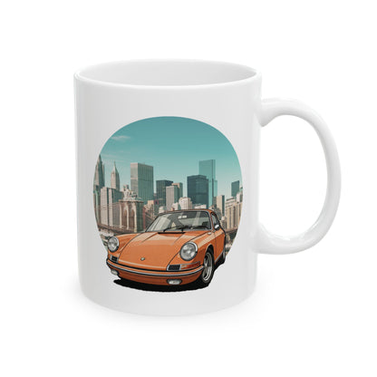 Porsche 911 Vintage Mug - Iconic Power & Design