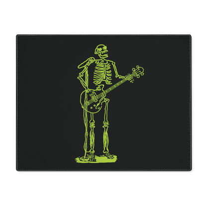 Dual Threat Fluo Skeleton Singer-Guitarist Placemat