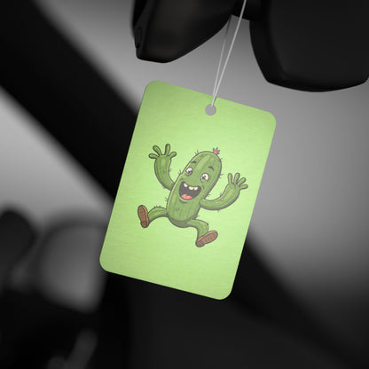 Jumping Cactus Car Air Freshener -  Power Car Freshener: Fresh Scent, Long-Lasting Fragrance, Funny Design