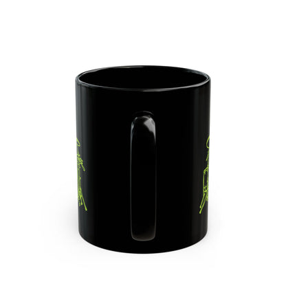 Metal Skeleton Drummer Fluo Mug - Unleash Your Inner Rock Star