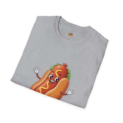 The Mustard Maestro – Classic Hotdog Graphic Tee