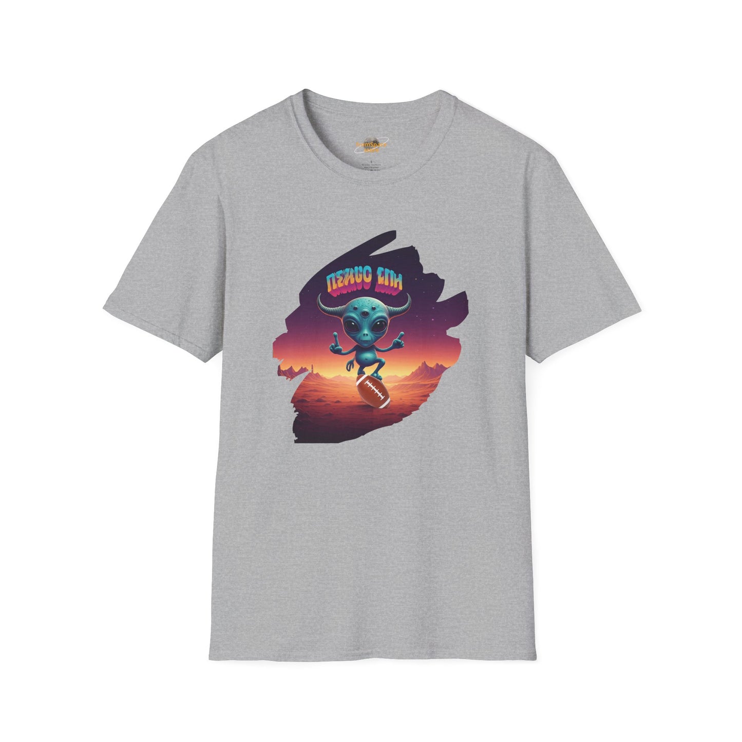 Headline: Get the "Alien Football Player" Unisex T-Shirt: The Ultimate UFO Vibes Tee
