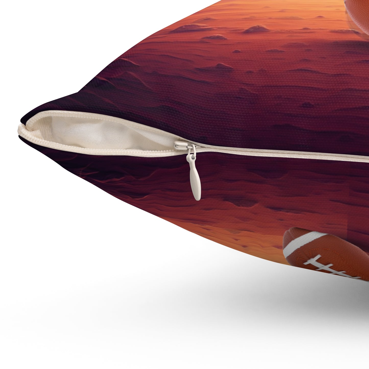 The Interstellar Quarterback: Dallas Football Alien Pillow