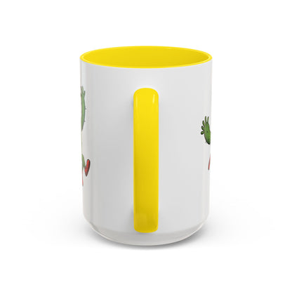 Cactus Mania Running Cactus Mug - Fun & Eco-Friendly Ceramic Coffee Cup