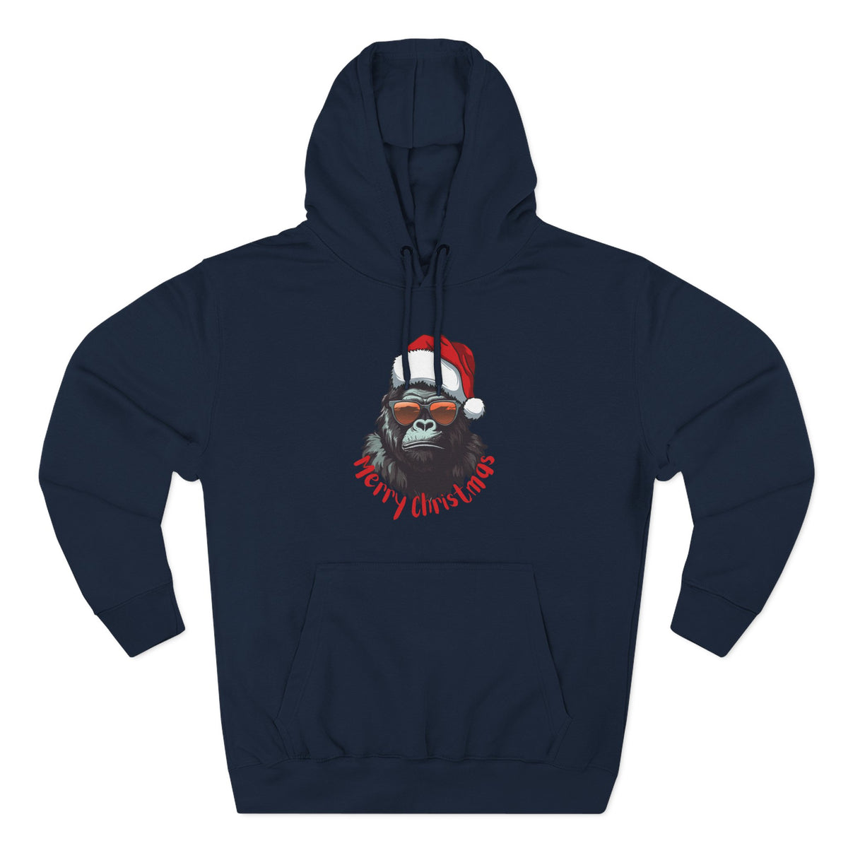 Three-Panel Fleece Hoodie - gorilla sunglasses