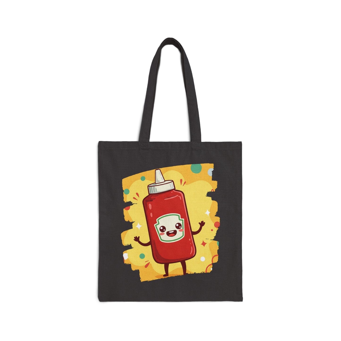 The Crimson Splash – Happy Ketchup Confetti Tote