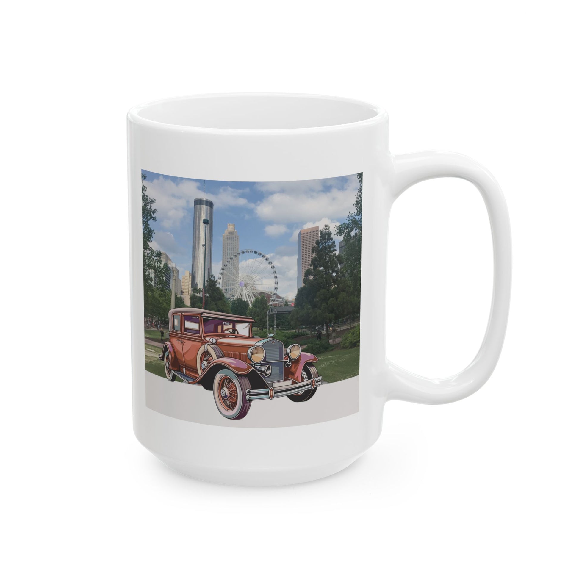 Ford Atlanta Skyliner Vintage Mug - Relive 1930s American Car Charm