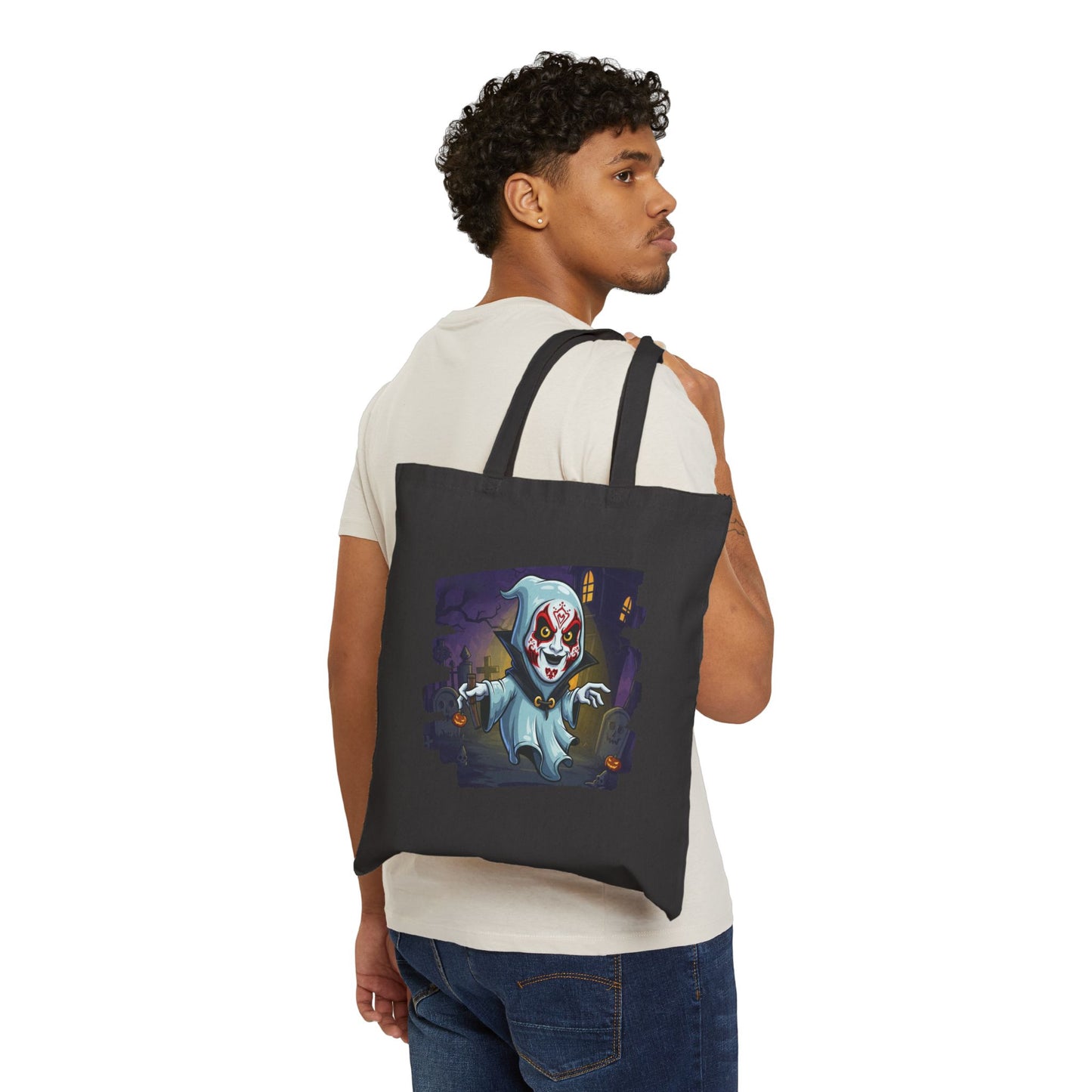 Gothic Art Halloween Canvas Tote Bag