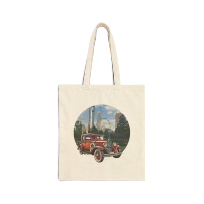 Ford Atlanta Skyliner Tote Bag: Vintage Car Passion Meets 1930s American Cinema