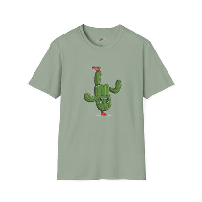 Upside-Down Cactus T-Shirt: Fun & Quirky Organic Cotton Tee | Cactus Mania Collection
