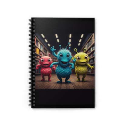 Alien Dancers Spiral Notebook - A Fun & Friendly Journal for Your Brightest Ideas