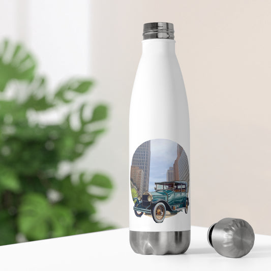 Buick Doctor Coupe 1920s Vintage Water Bottle - Stainless Steel & Eco-Friendly