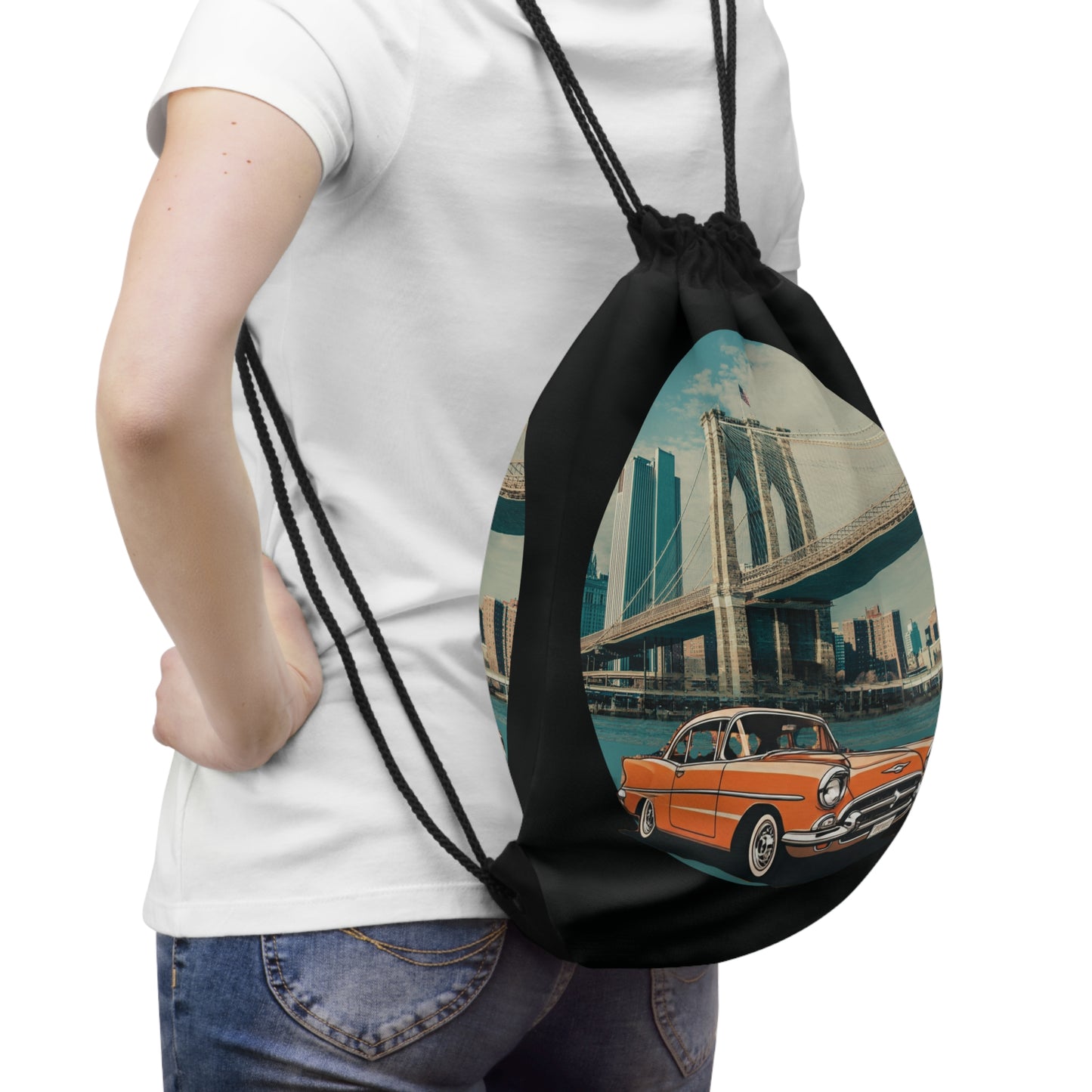 Chevy Bel Air Drawstring Bag | Iconic Retro Car Gear
