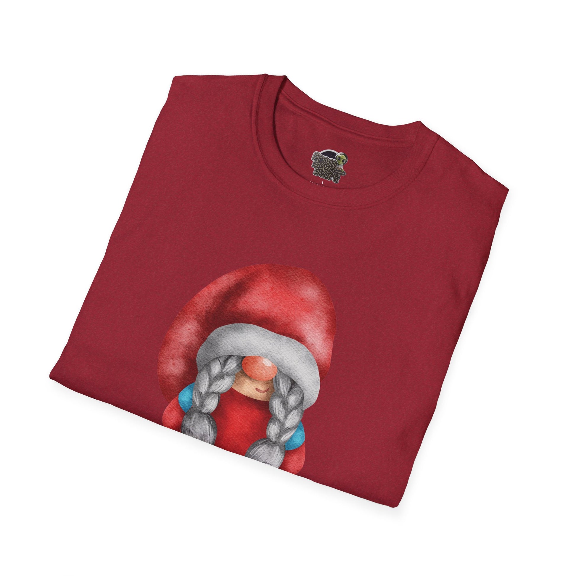 Cute Gnome T-shirt | Soft and Comfy Cotton Tee for Women | Perfect for Casual Wear | Unique Gift Idea | Gnome Lovers