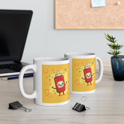 The Crimson Catalyst | Street Foods Ketchup Ceramic Mug