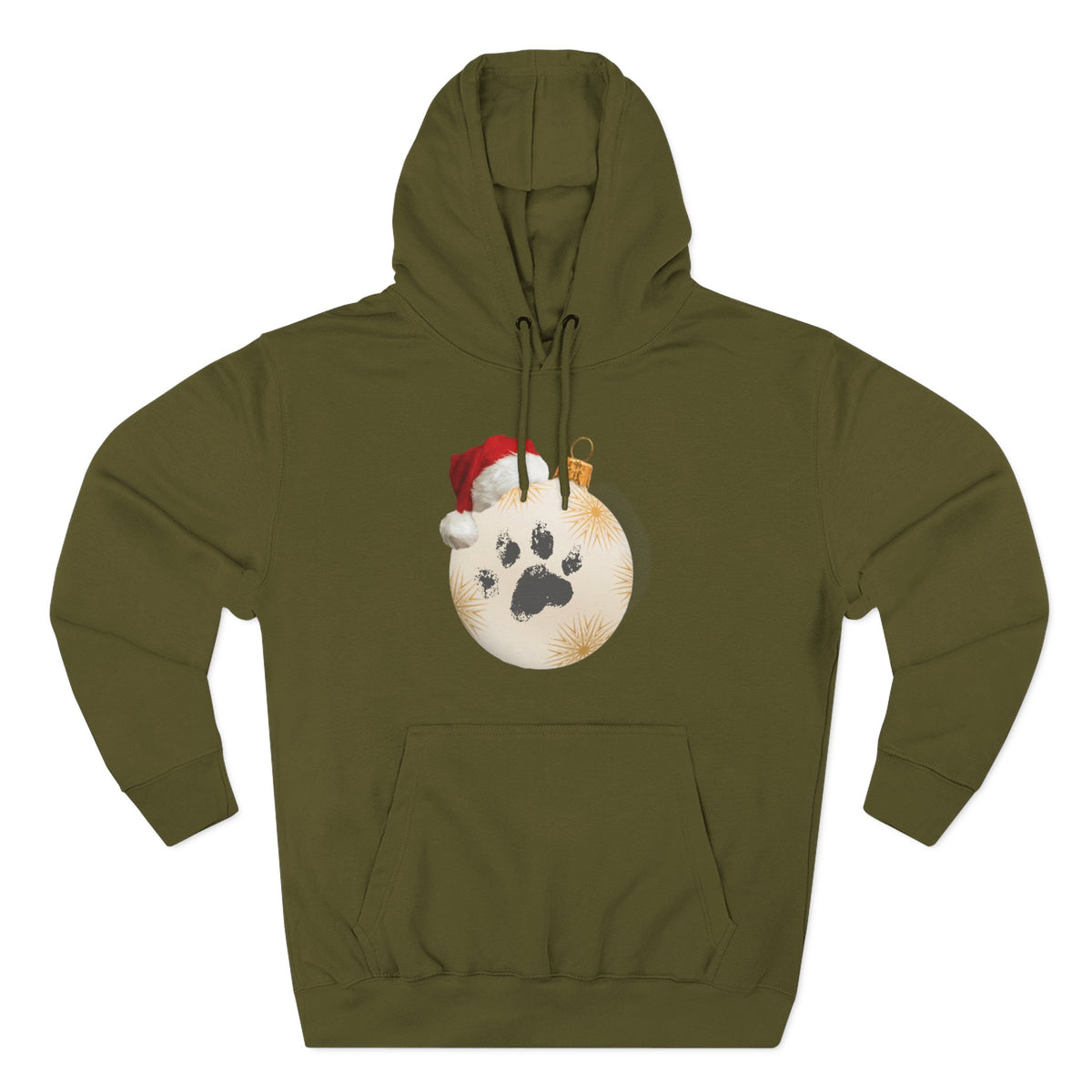 Copy of Copy of Three-Panel Fleece Hoodie - happy holiday gorilla