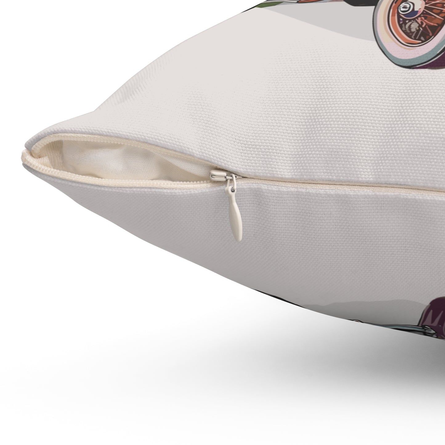 Park Avenue Prestige – Vintage Luxury Estate Car Pillow