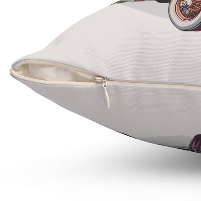 Park Avenue Prestige – Vintage Luxury Estate Car Pillow