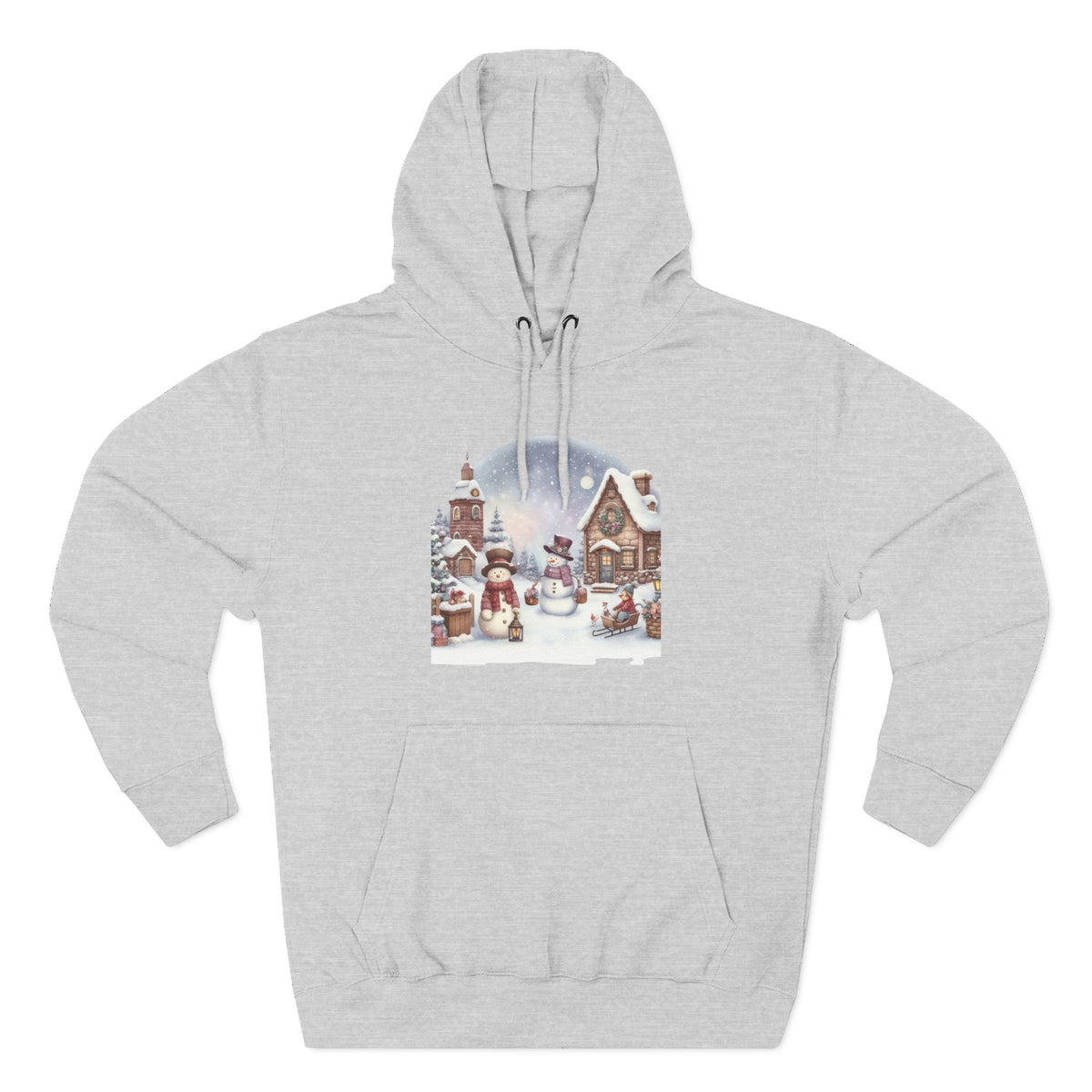 Copy of Copy of Copy of Three-Panel Fleece Hoodie - happy holiday gorilla