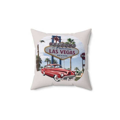 Viva Las Vegas – 1950s Buick Roadmaster Throw Pillow