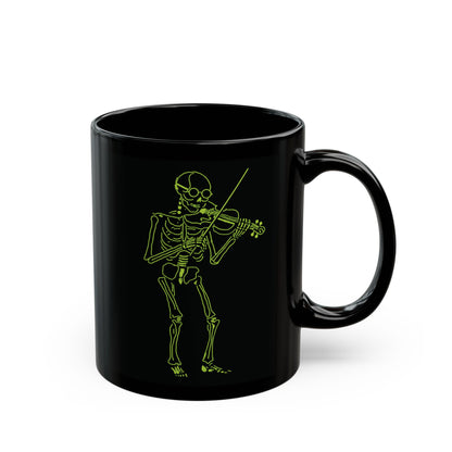 Skeleton Violinist Fluo Mug | The Violin of Mystery