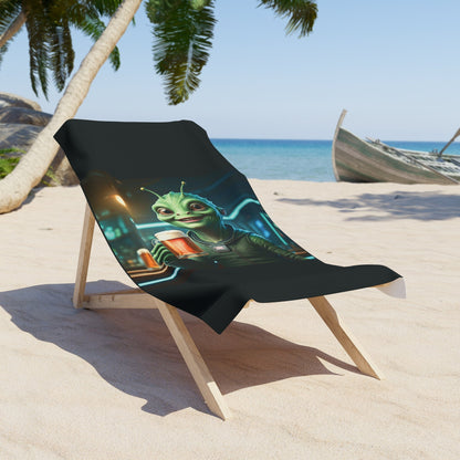 Perfect Beach Kit - alien woman with beer