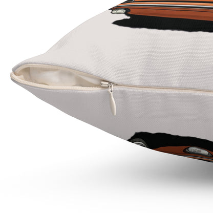 Stuttgart Icon – Porsche 911 Heritage Throw Pillow