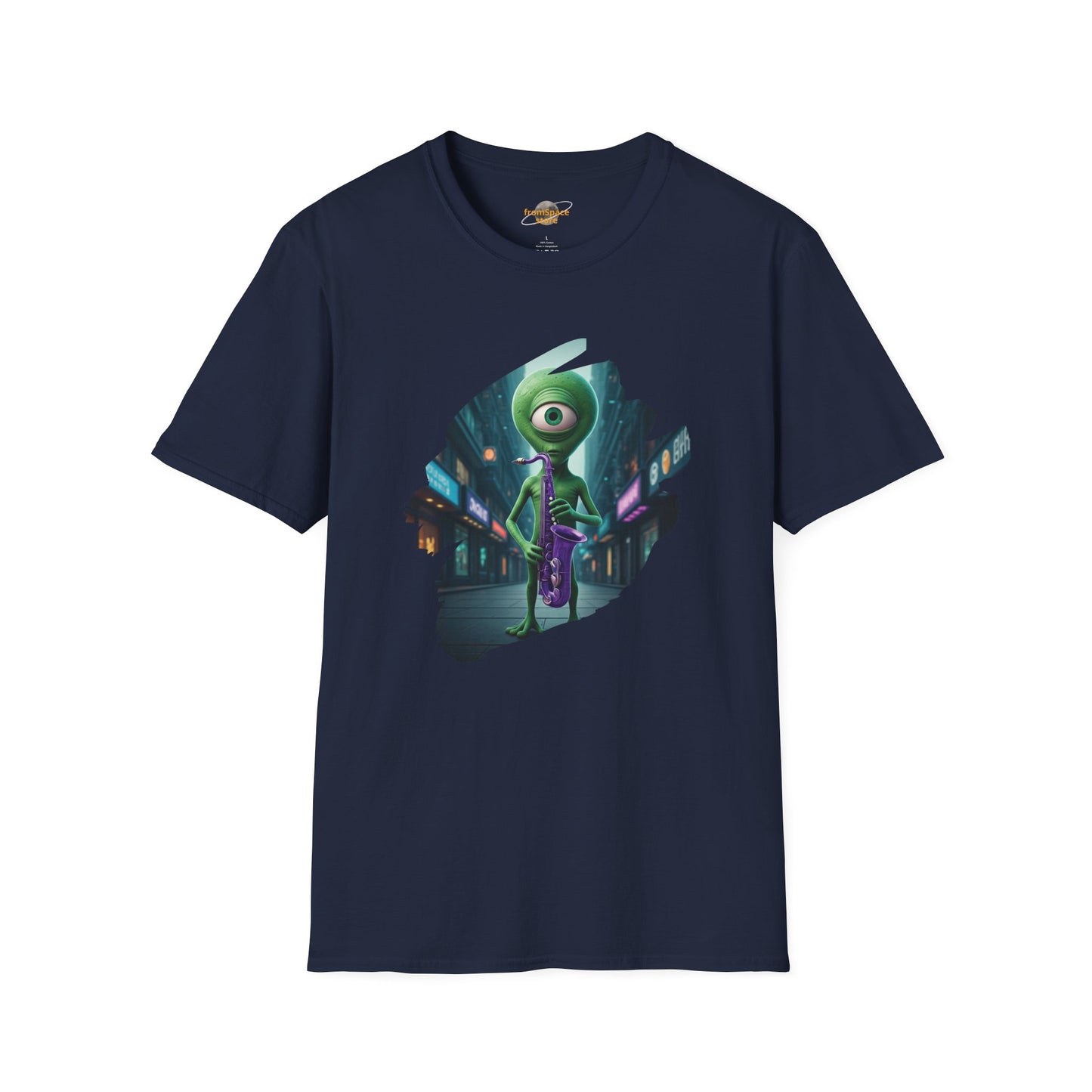 Alien Punk Sci-Fi Streetwear Tee - Cyberpunk Graphic Shirt