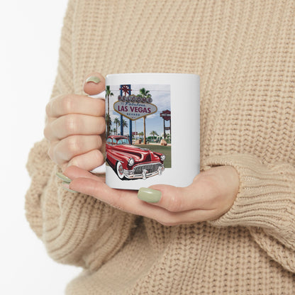 Buick 1950s Vintage Car Mug - Iconic American Classic Coffee Cup 11oz