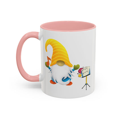 Whimsical Gnome Music Stand Mug - Perfect Gift for Music Lovers