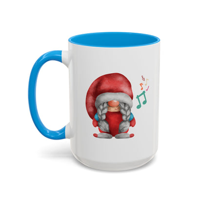 Cute Gnome Mug - Red & White - Perfect Holiday Gift idea