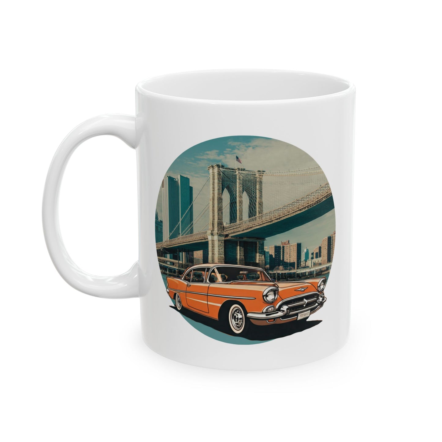 1950s Classic Chevrolet Bel Air Mug - Retro Americana