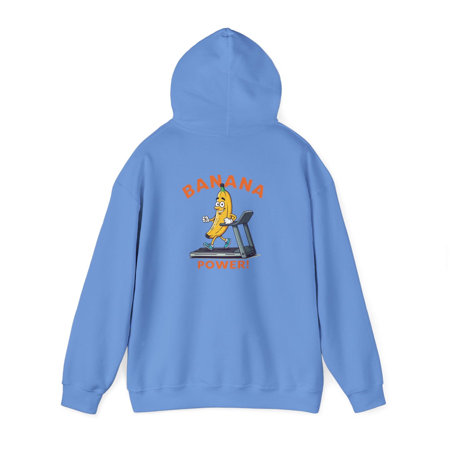 Banana Power! Hoodie - Stay Fit and Stylish with Our Funny Banana Workout Design. Perfect for Gym Rats and Fruit Lovers!