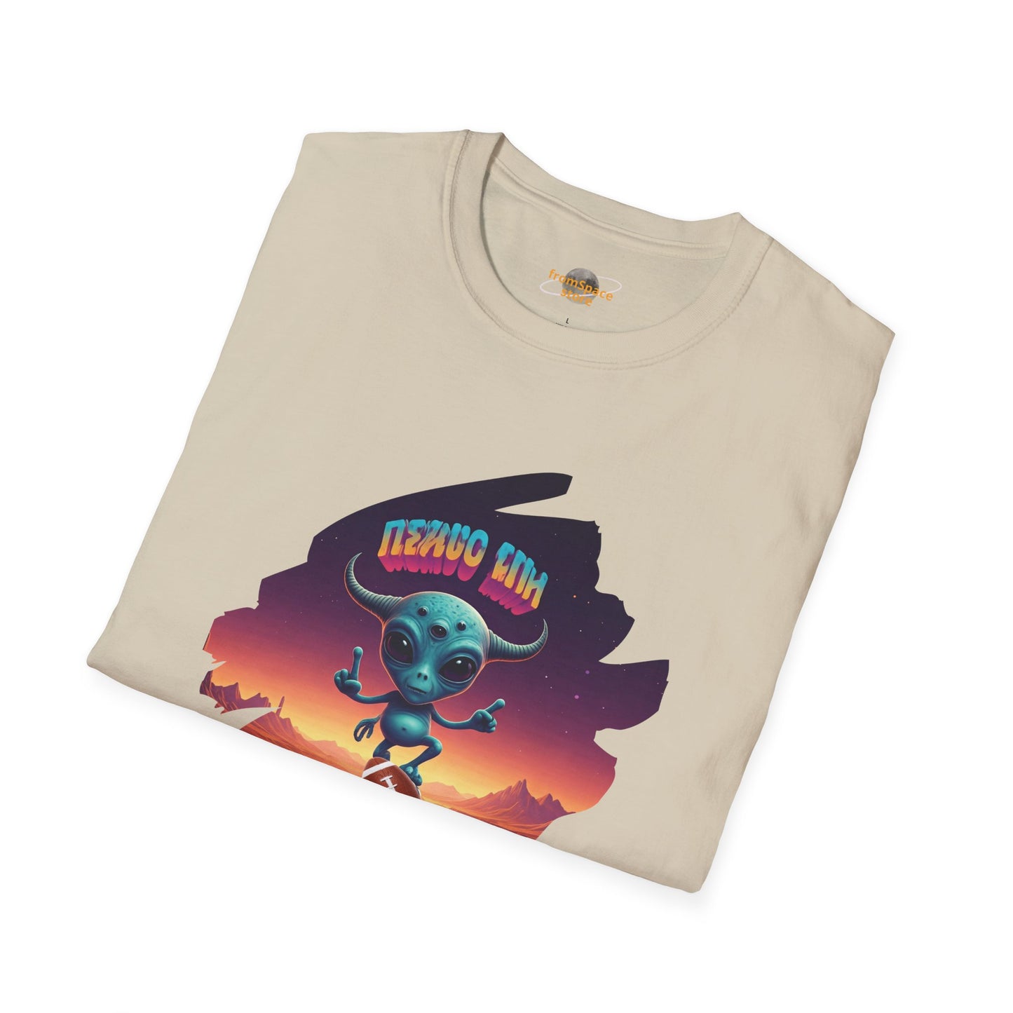 Headline: Get the "Alien Football Player" Unisex T-Shirt: The Ultimate UFO Vibes Tee