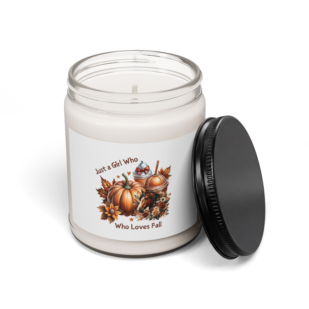 Just a Girl Who Loves Fall - Autumn Scented Soy Candle, 9oz