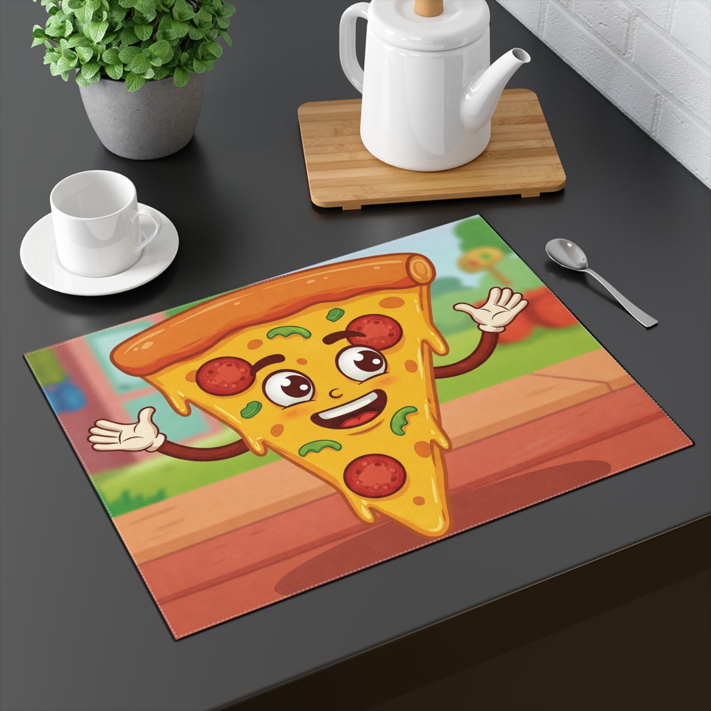 The Pepperoni Pivot, Pizza Slice Placemat